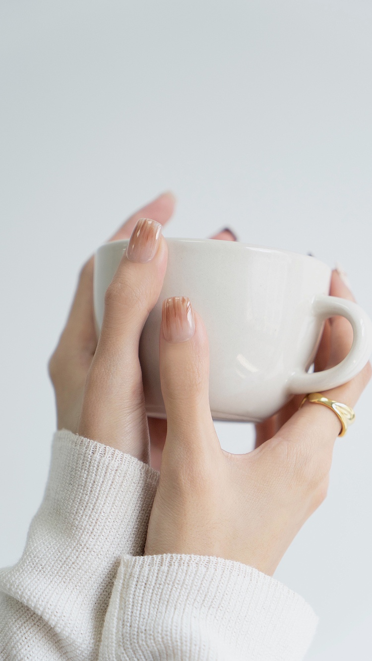 ins美甲高级显白温柔