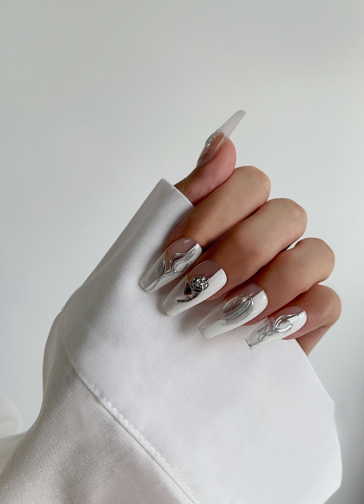 穿戴甲款式图片ins