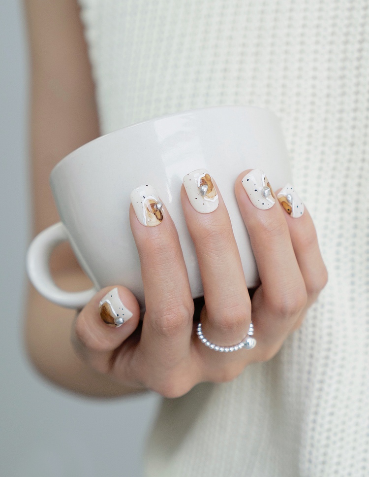 欧美风美甲图ins，欧美甲ins