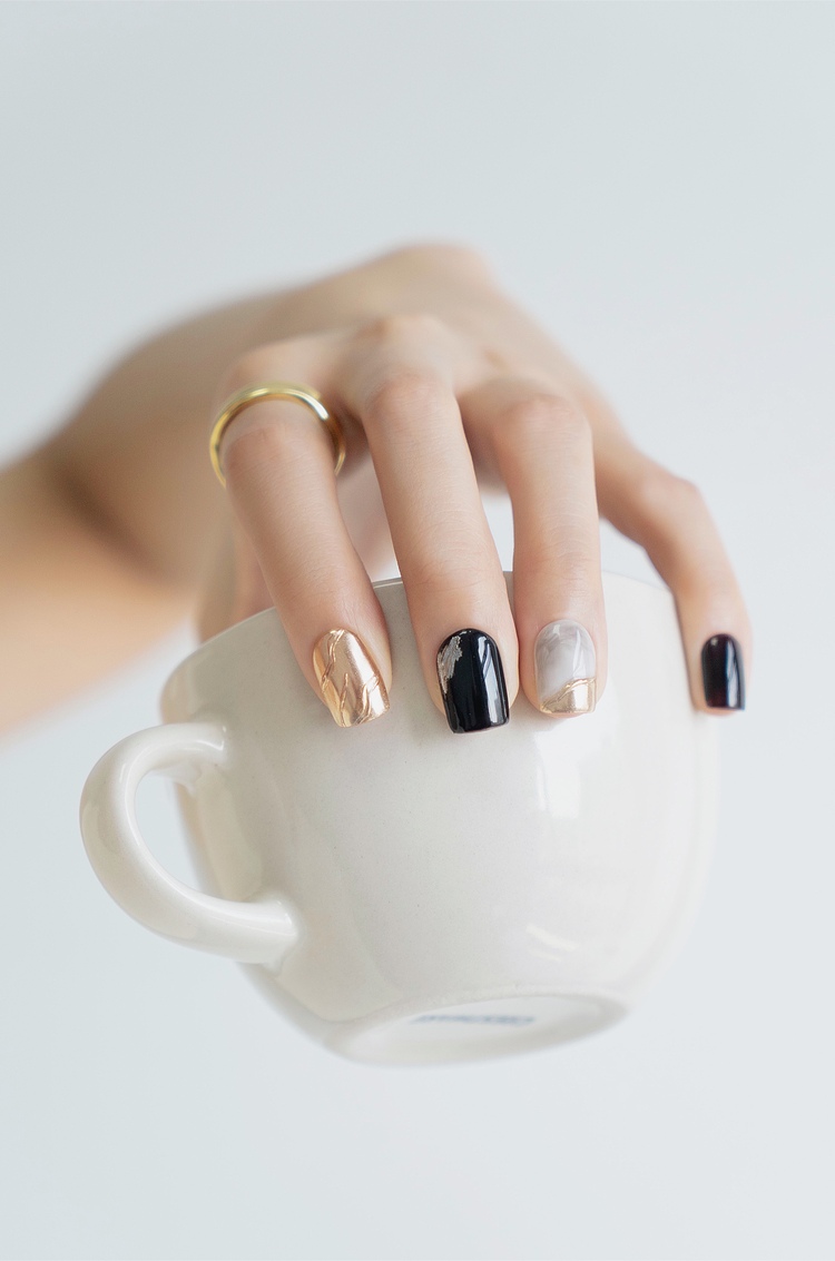 ins美甲高级显白温柔