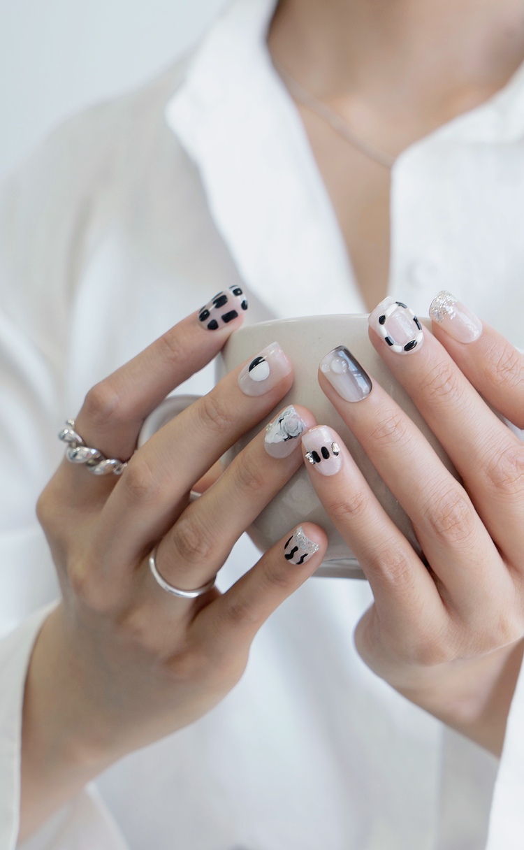 穿戴甲款式图片ins