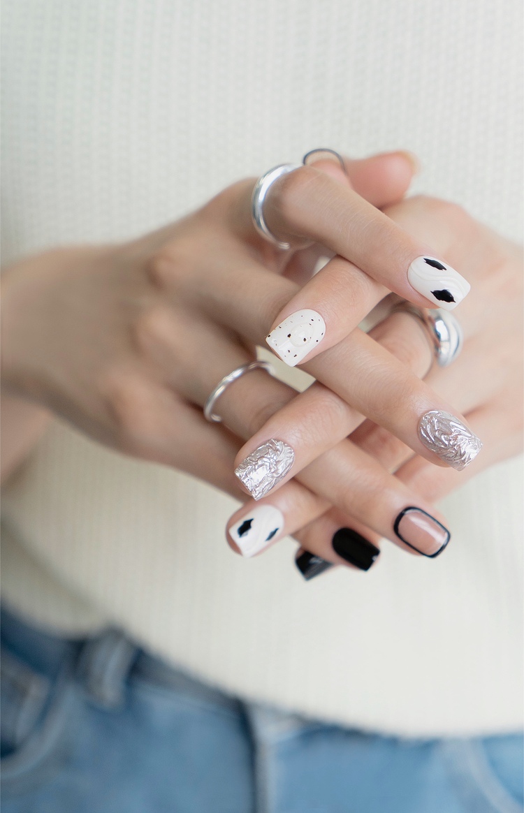 穿戴甲款式图片ins