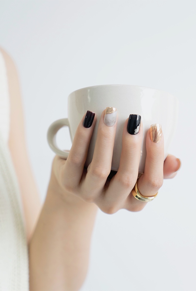 美甲ins小众穿戴甲，小众ins美甲穿載甲