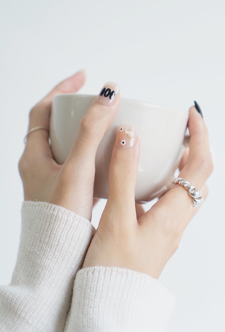 ins款美甲，ins款式美甲