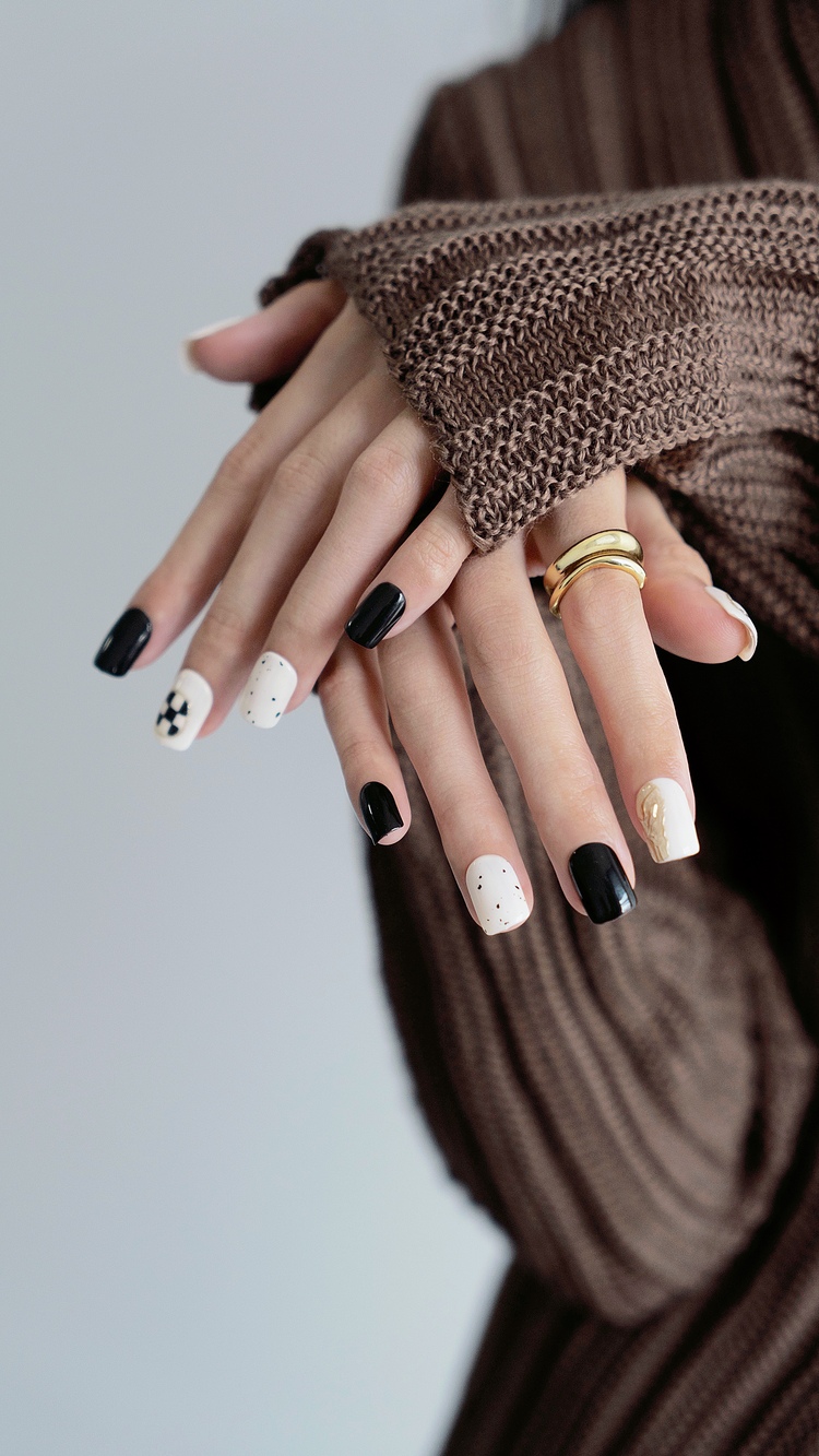 欧美风美甲图ins，欧美甲ins