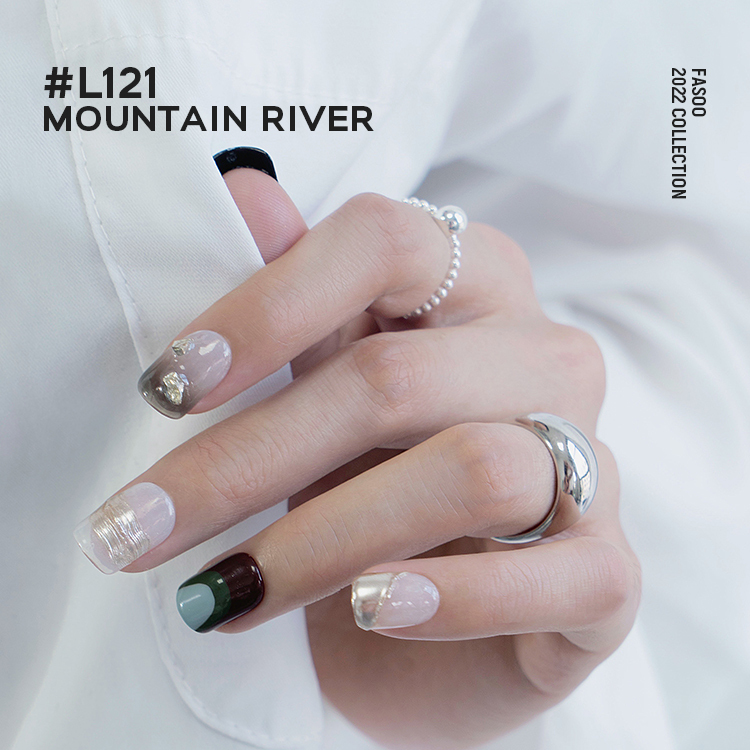 美甲ins温柔品白短甲