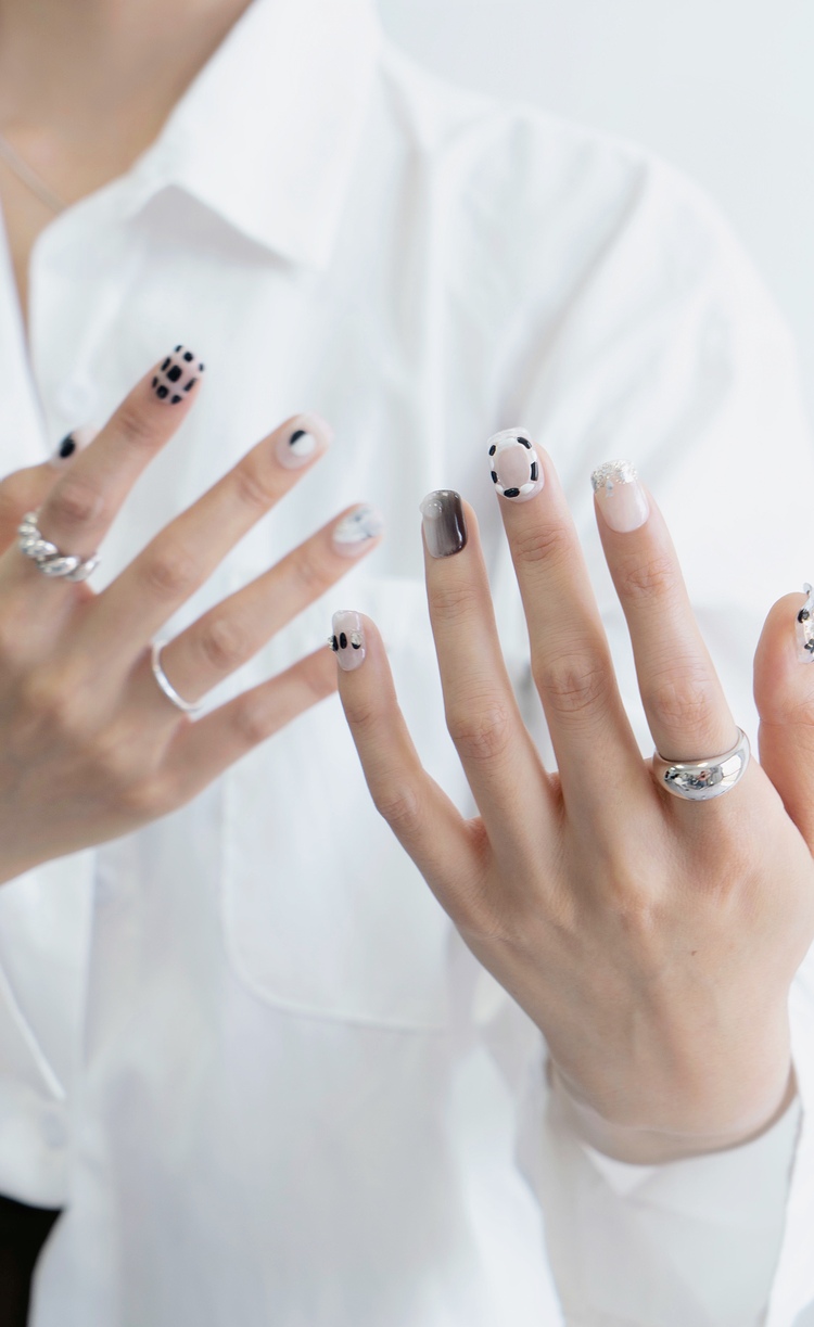 ins美甲百搭温柔