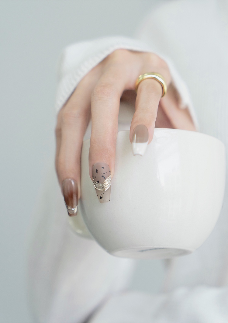 韩国ins美甲法式