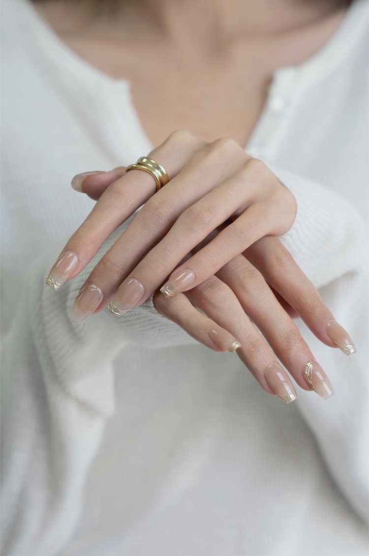 ins款美甲，ins款式美甲