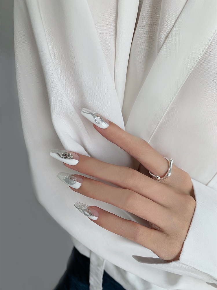 欧美风美甲图ins，欧美甲ins