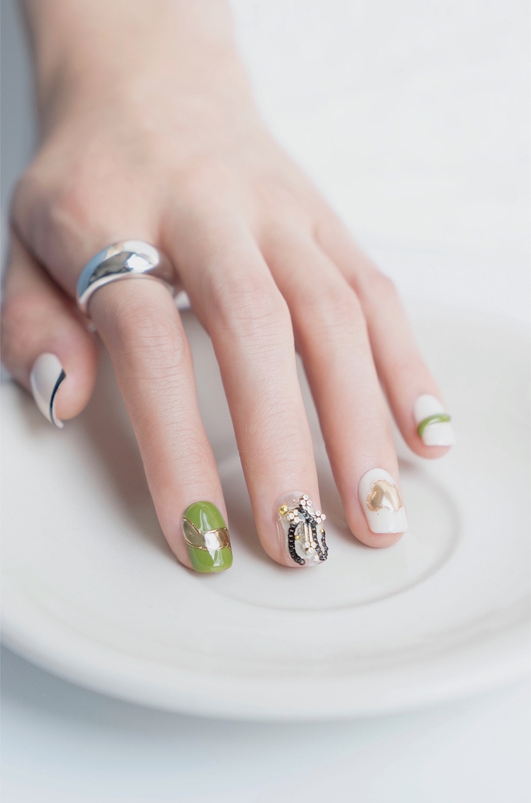 ins风涂鸦穿戴甲