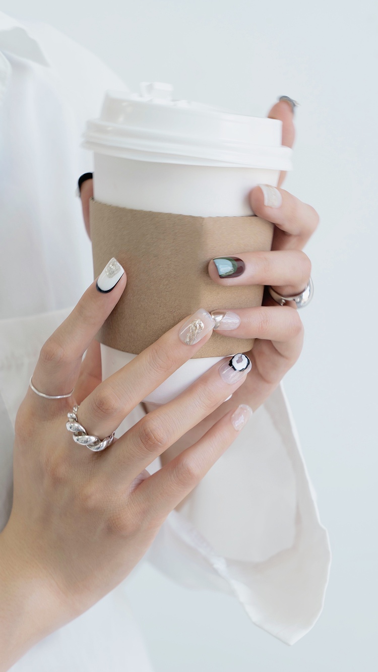 穿戴甲款式图片ins