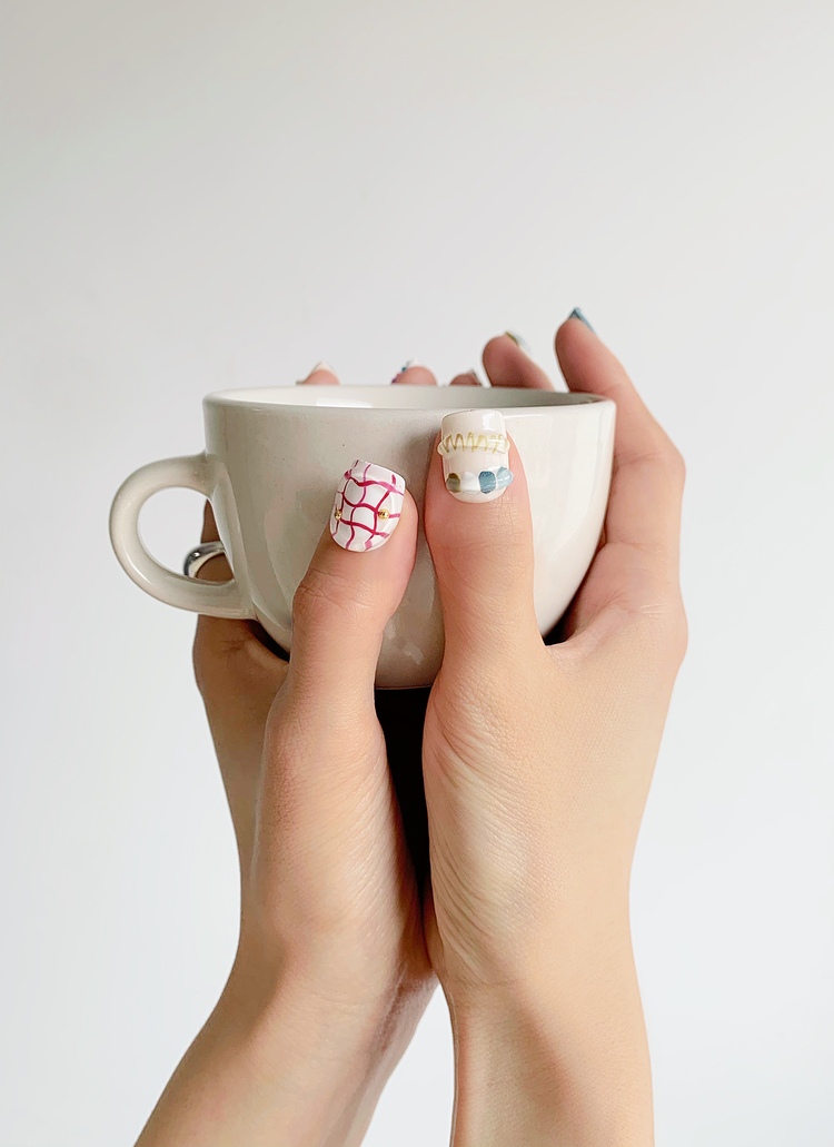 穿戴甲款式图片ins