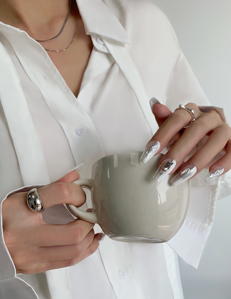 穿戴甲款式图片ins