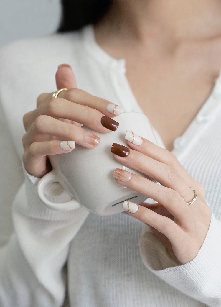 ins显白美甲图片