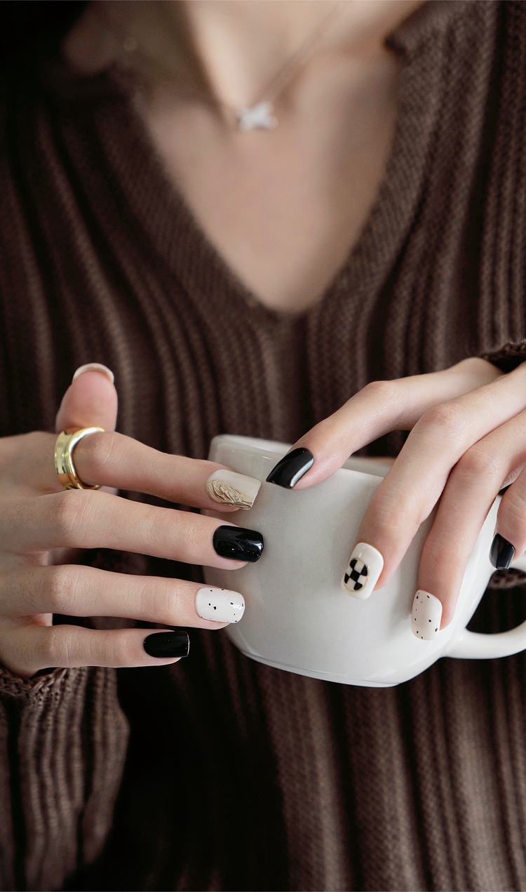 欧美风美甲图ins，欧美甲ins