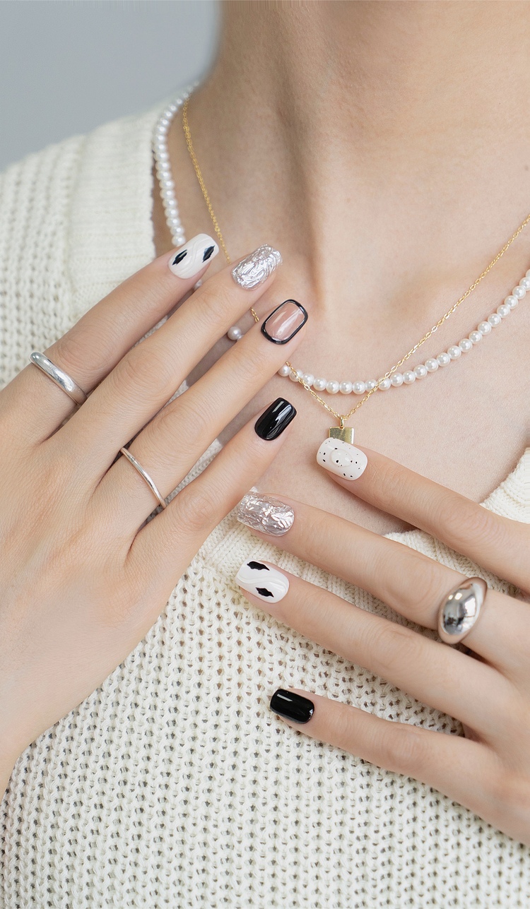 穿戴甲款式图片ins